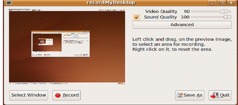 RecordMyDesktop