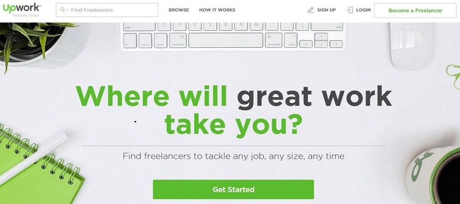 Upwork- Best freelancing site