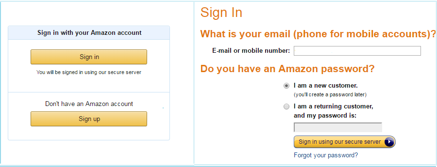 amzon kindle signup process steps