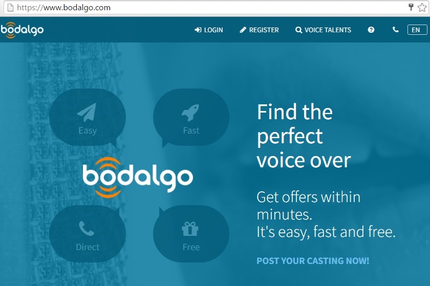 bodalgo voice over job at home