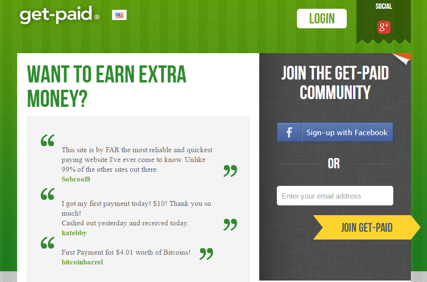 get-paid earn from home