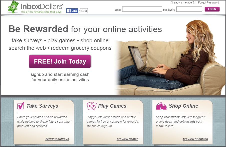 inboxdoller earn online home